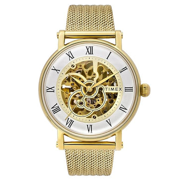 Timex White Dial Stainless Steel bracelet Men's Watch - TWEG16722