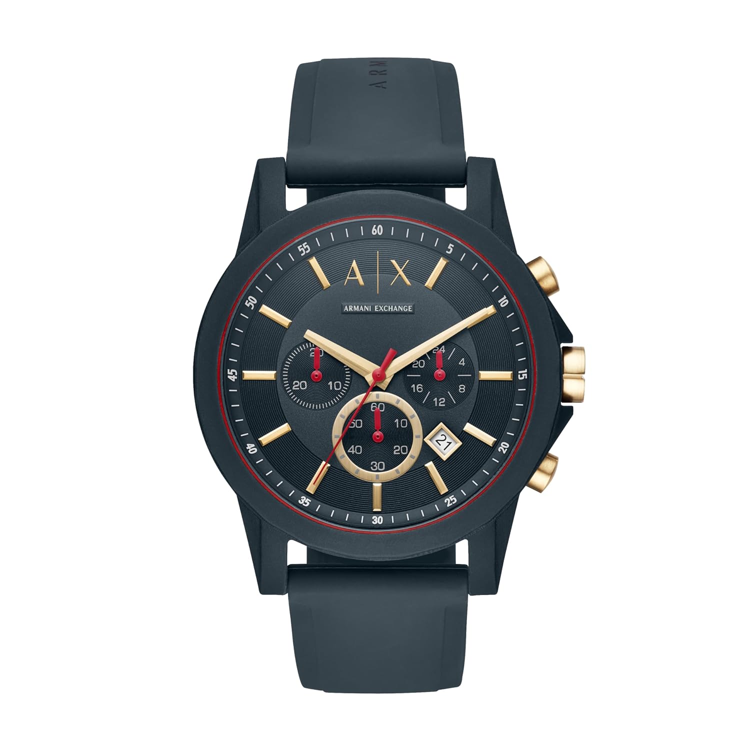 Armani Exchange AX1335 Silicon Chronograph Watch for Men