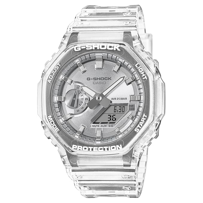 Casio G-Shock GA-2100BM-7A8DR Analog-Digital Silver Dial Men (G1691)