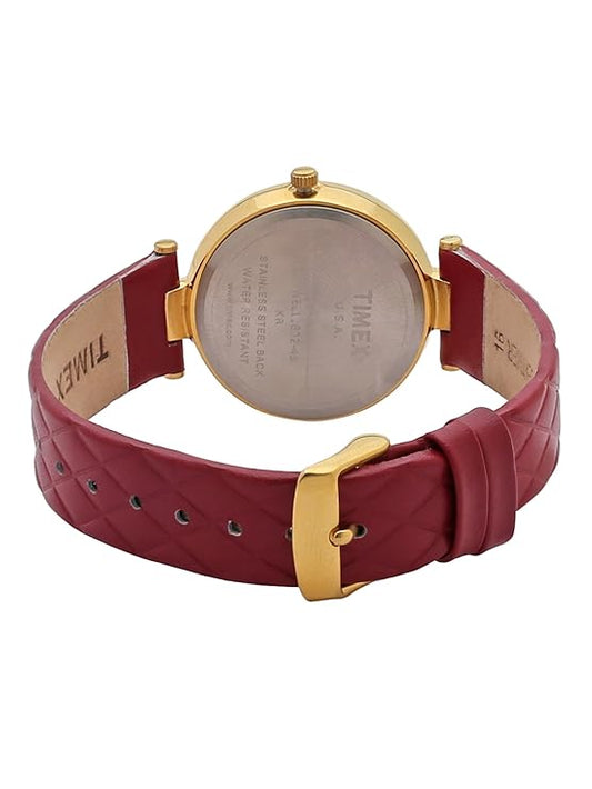 Timex Analog Gold Dial Women's Watch - TWEL11802