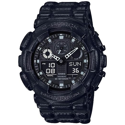 Casio G-Shock Analog-Digital Black Dial Men's Watch-GA-100BT-1ADR (G809)