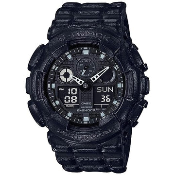 Casio G-Shock Analog-Digital Black Dial Men's Watch-GA-100BT-1ADR (G809)