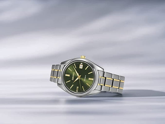 Seiko Men's Analog Quartz Watch with Stainless Steel Strap SUR377P1