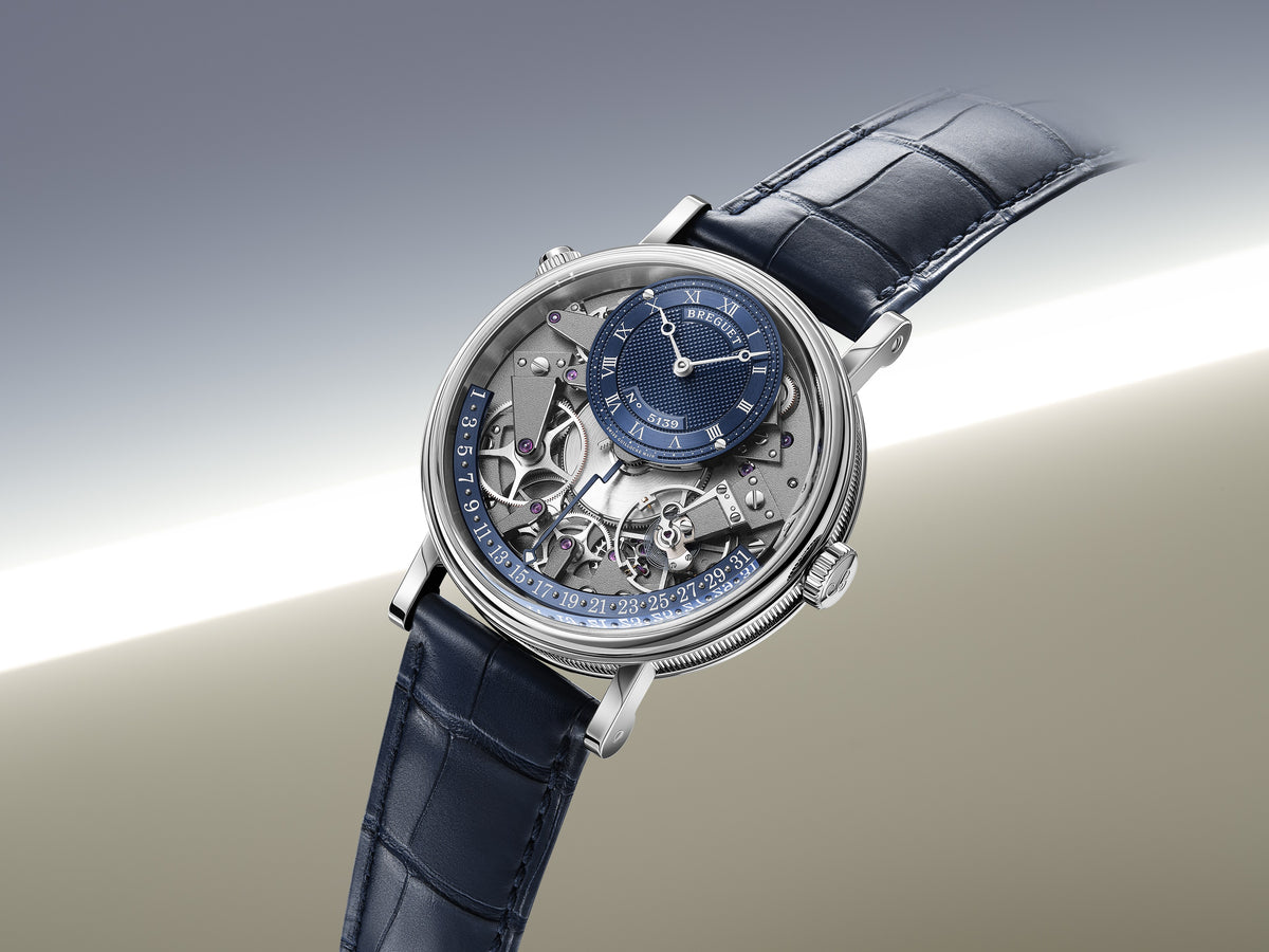 Breguet Tradition 7597BB/GY/9WU – three-quarter view
