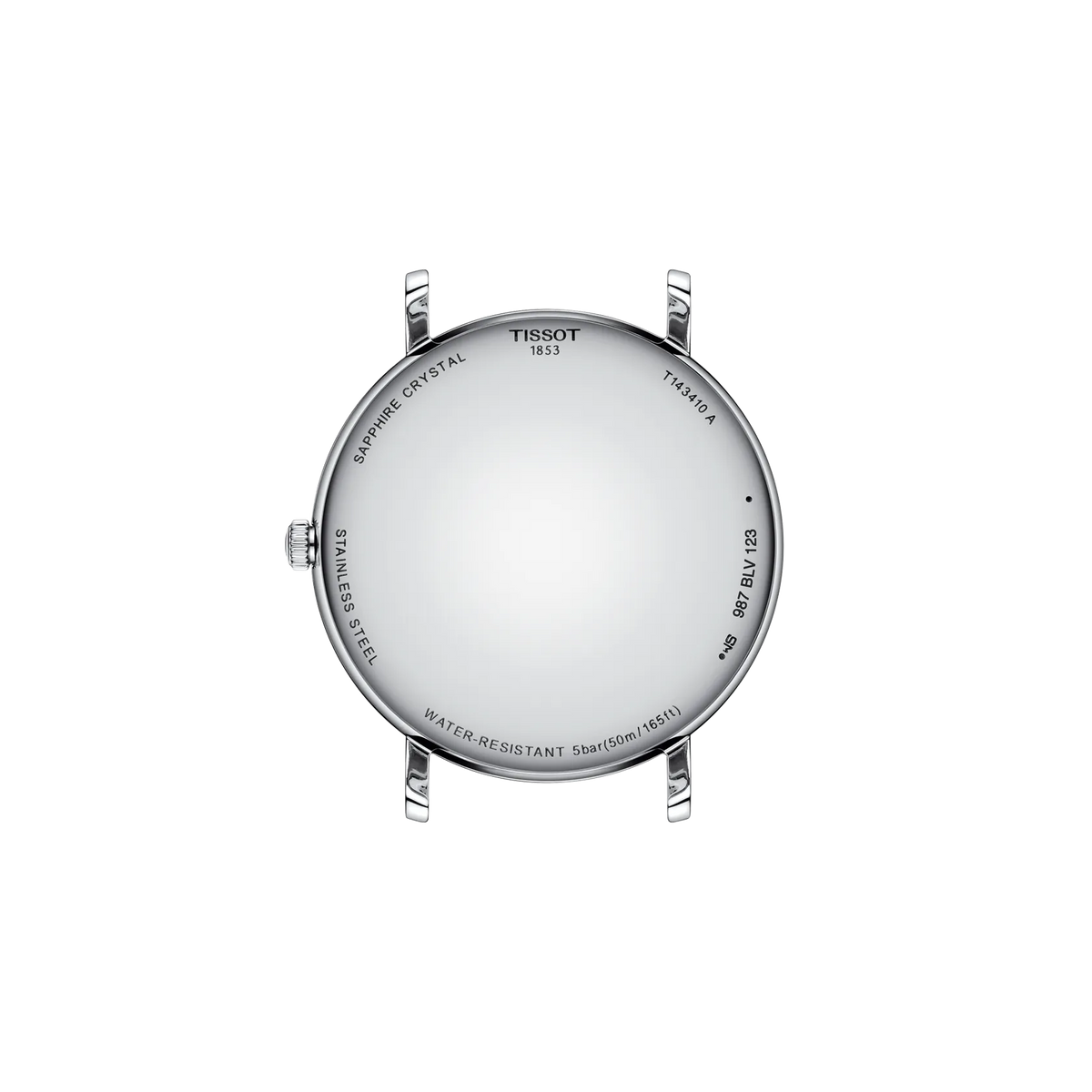 Tissot Everytime 40mm T143.410.11.011.00 Unisex Watch - case-back view