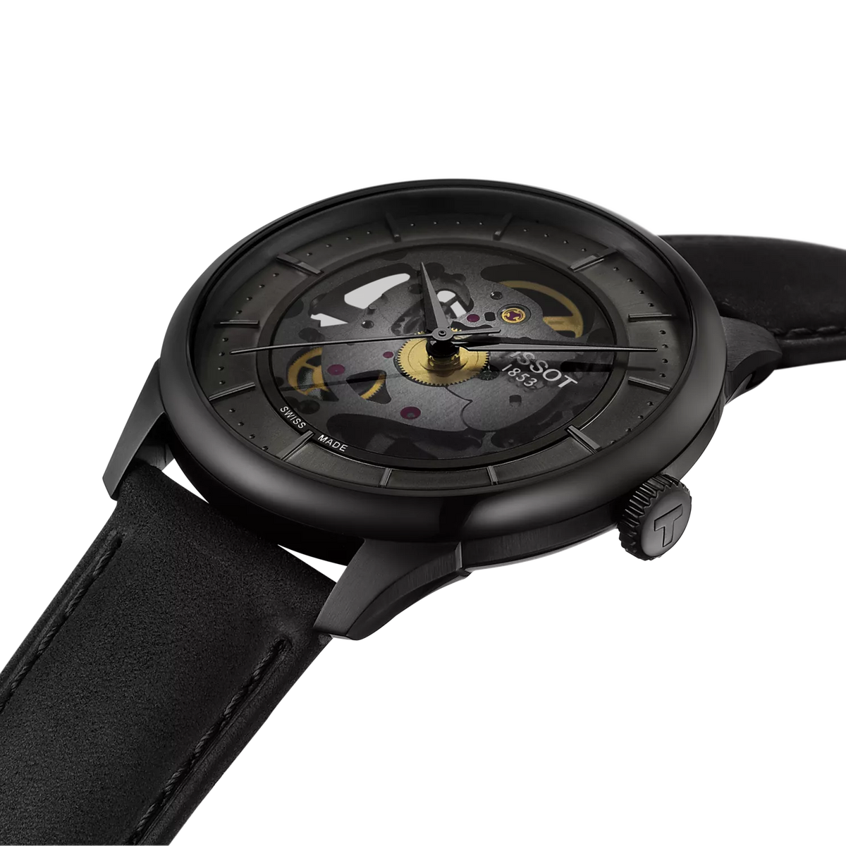 Tissot Chemin Des Tourelles Skeleton 39mm T139.836.36.441.00 Unisex Watch - detail view