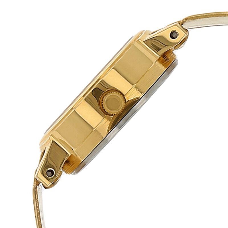 NR8096YM05 Sonata Quartz Analog Champagne Dial Stainless Steel Strap Watch for Women