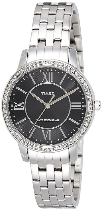 TIMEX Fashion Analog Black Dial Women's Watch - TW000Y806