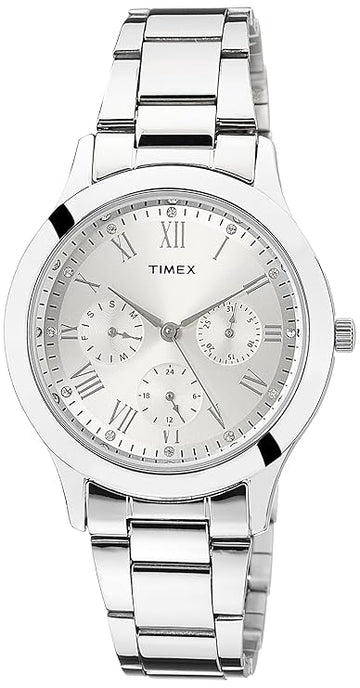 TIMEX Analog Silver Dial Women Watch-TW000Q806