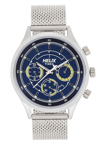 helix Analog Blue Dial Men's Watch-TW003HG26