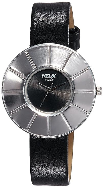 Helix Analog Black Dial Women's Watch - TI025HL0100