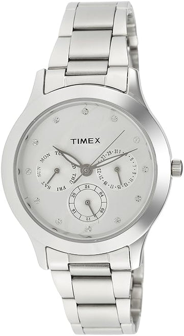 TIMEX E-Class Analog Silver Dial Women's Watch - TI000Q80000