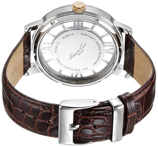 Kenneth Cole Analog Brown Dial Men's Watch - IKC8010