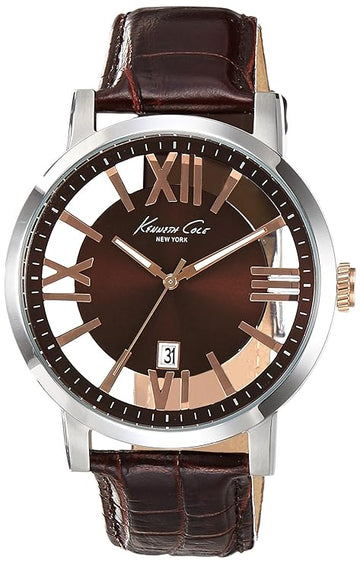 Kenneth Cole Analog Brown Dial Men's Watch - IKC8010
