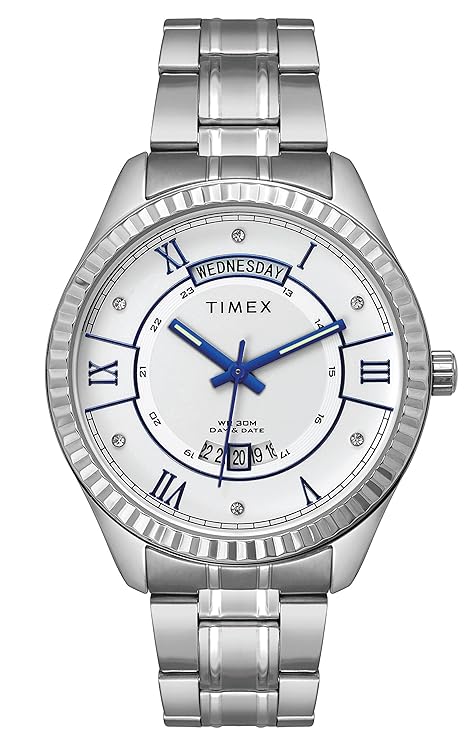 Timex Analog Silver Dial Men's Watch-TW0TG6207