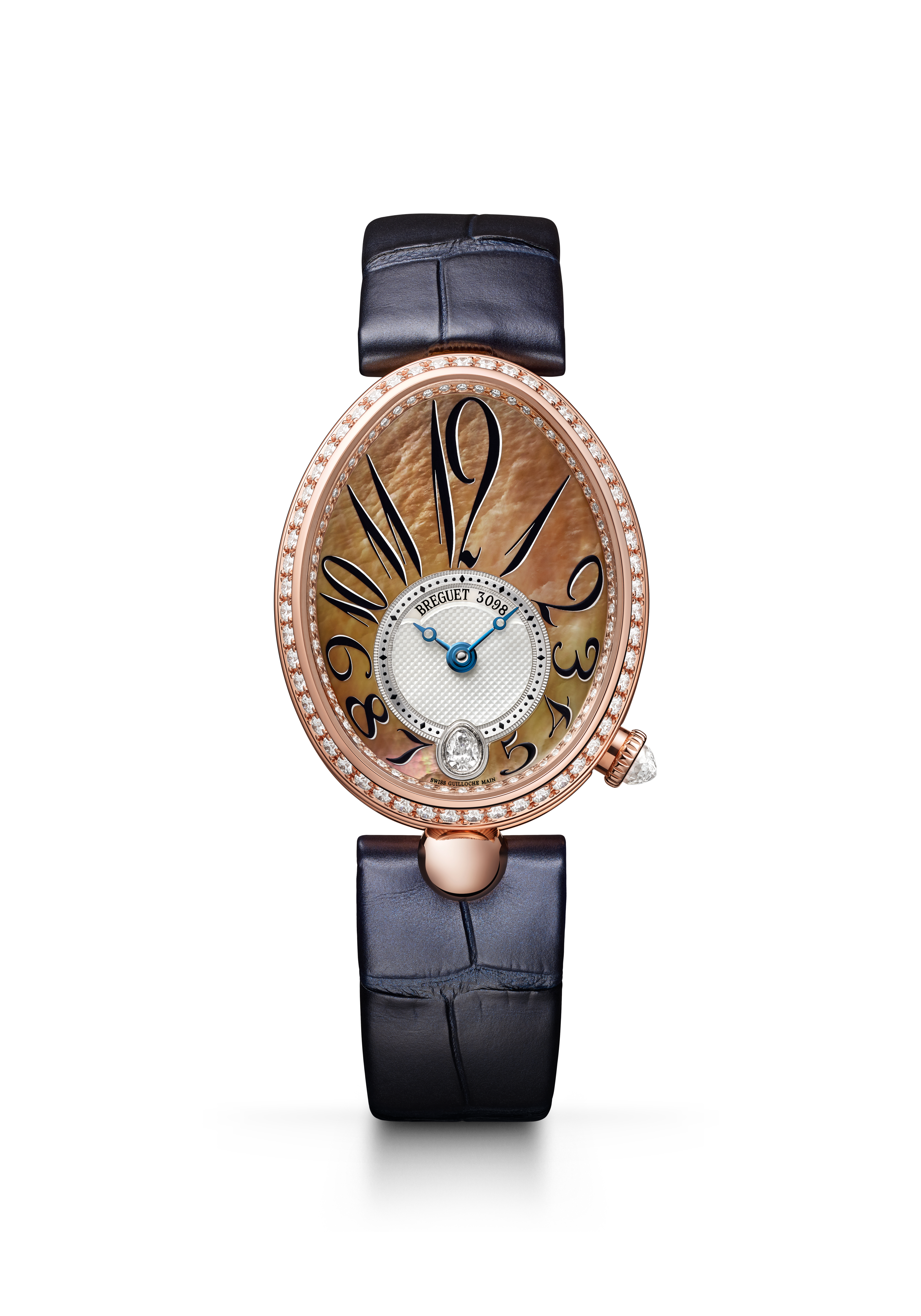 Breguet Reine de Naples 8918 8918BR/5T/964 D00D 3L 36.5 x 28.5 mm Rose Gold Mother-of-Pearl Dial Watch for Women