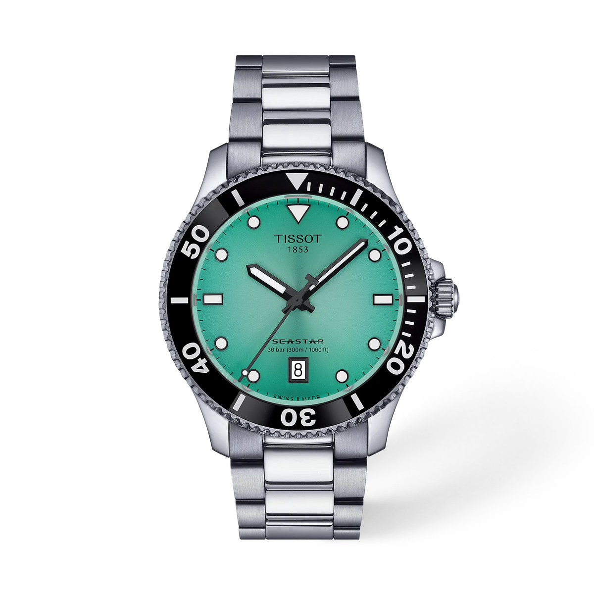 Tissot Seastar 1000 40mm T120.410.11.091.00 Unisex Watch - front view