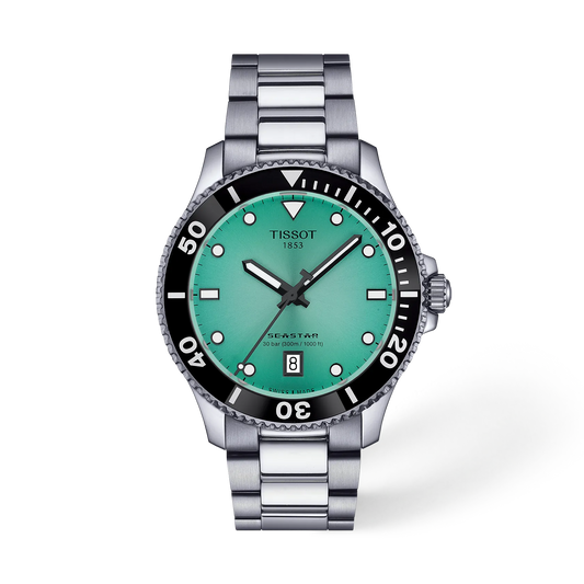 Tissot Seastar 1000 40mm T120.410.11.091.00 Unisex Watch - front view