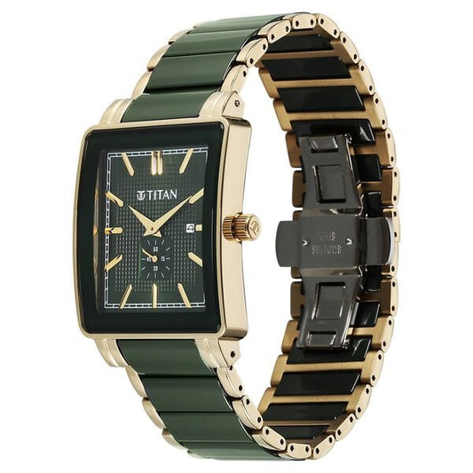 Titan Regalia Shaped Strap Watch For Men