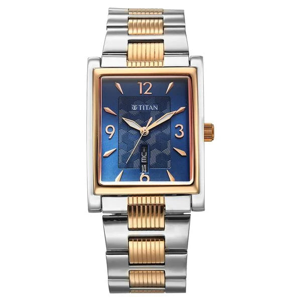 Titan 90024KM01 Karishma Wedding Edit Blue Dial Men's Watch