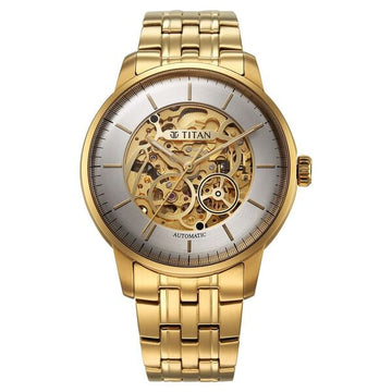 Titan Golden Heart  Strap Watch for Men