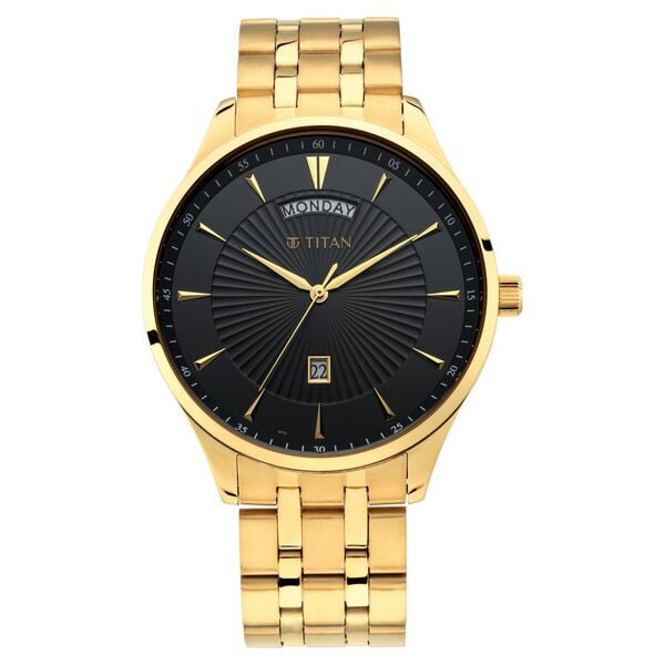 Titan NT90127YM02 Regalia Opulent White Dial Men's Watch