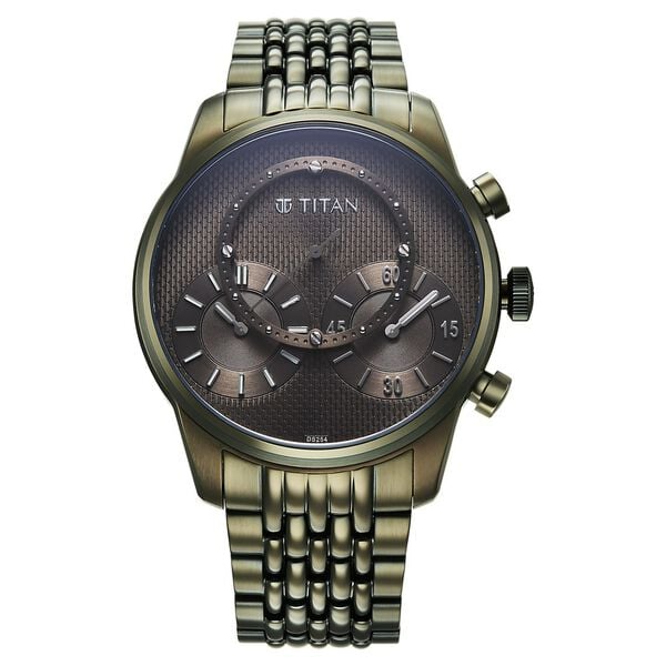 Titan Micromotors Analog with Strap Watch for Men