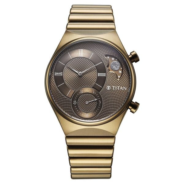 Titan Micromotors Analog with  Strap Watch for Men