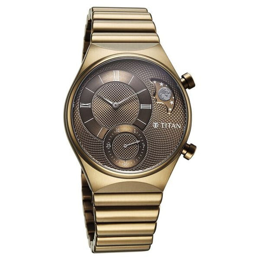 Titan Micromotors Analog with  Strap Watch for Men