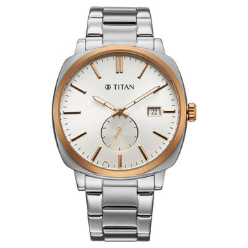 Titan 90189KM04 Classique Suave Silver Dial Men's Watch