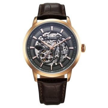 Titan Phoenix Skeletal Automatic 90223WL01 Watch for Men