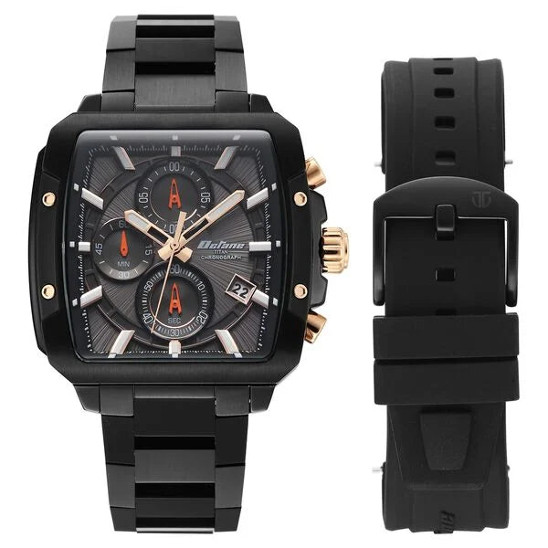 Titan 90254KM01 Octane Velocity Sporty Black Dial Men
