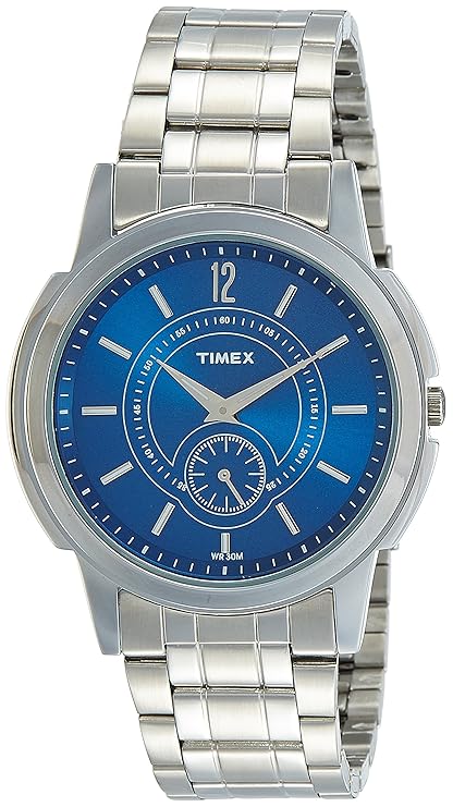 Timex Empera Analog Blue Dial Men's Watch-TW000U309