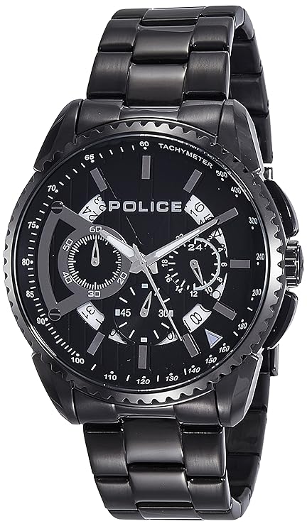 Police Analog Black Dial Men's Watch - PL13648MSB02MJ