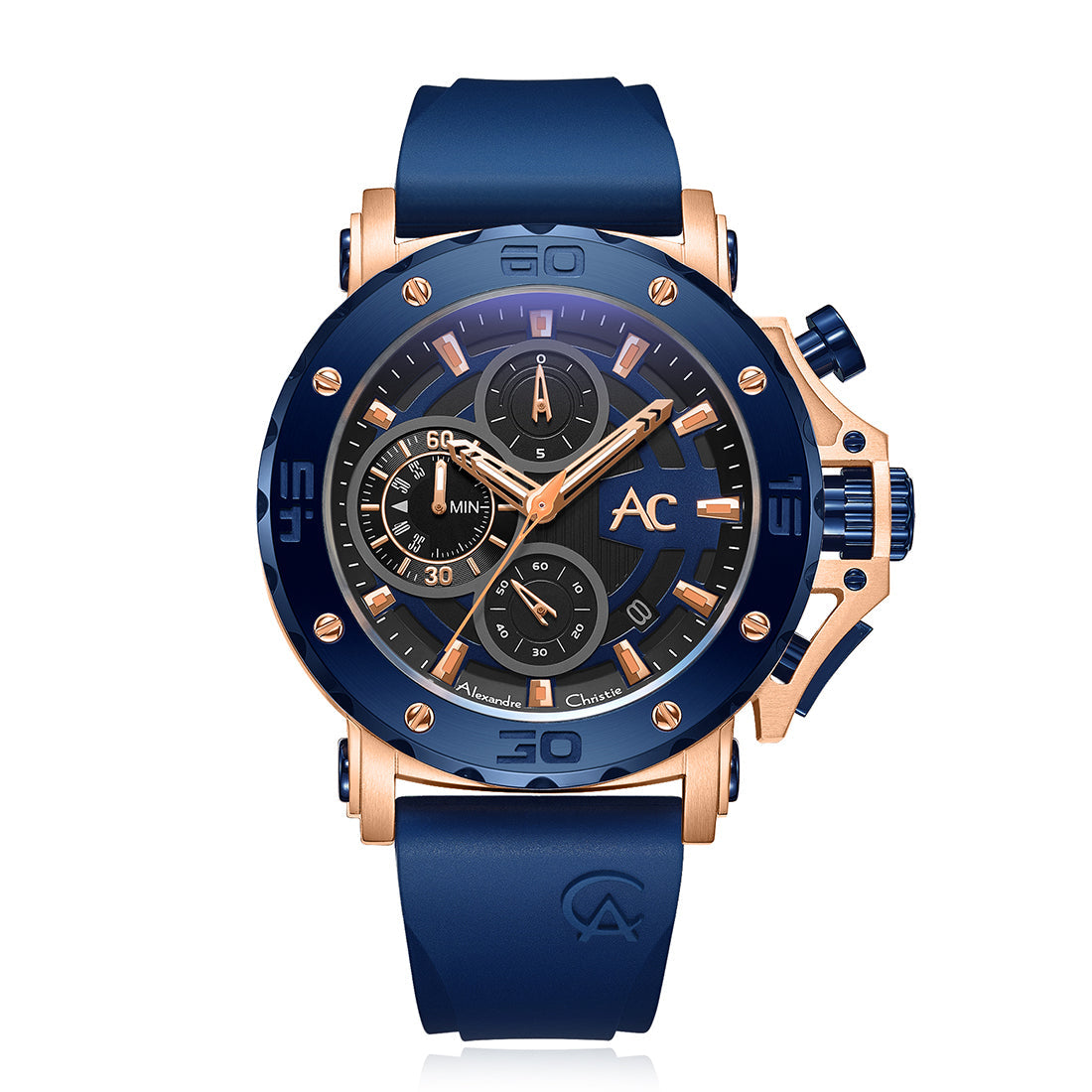 Alexandre Christie 9205MCRURBU Chronograph Men's Watch