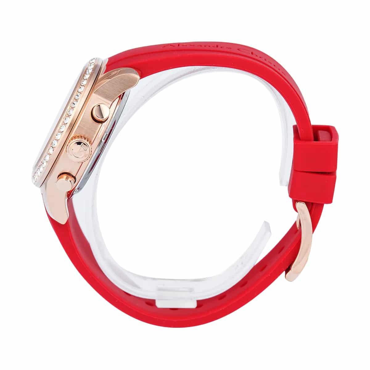 Alexandre Christie AC 9399 LHR Ladies Multifunction Watch – Red