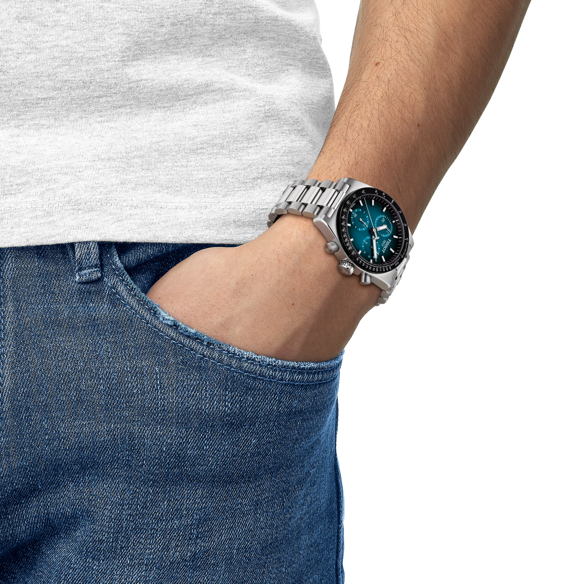 Tissot PR516 40mm T149.417.11.041.01 Watch for Men - on the wrist