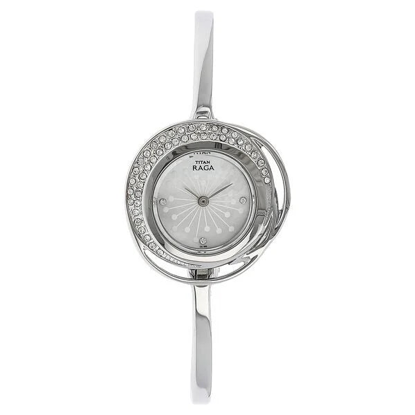 Titan NM95003SM01 Raga Mother of Pearl Dial Watch for Women