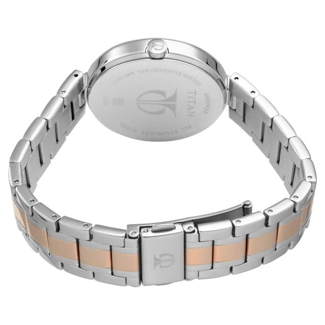 Stellar by Titan Black Dial Analog Watch for Women NR95085KM01 - Kamal Watch Company