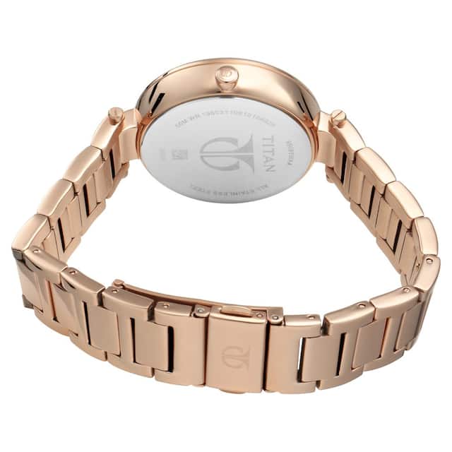 Stellar by Titan Rose Gold Dial Analog Watch for Women NP95085WM01 - Kamal Watch Company