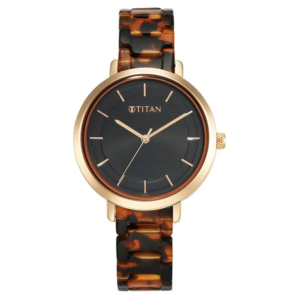 Titan NS95188KD01 Purple Acetate Watch for Women