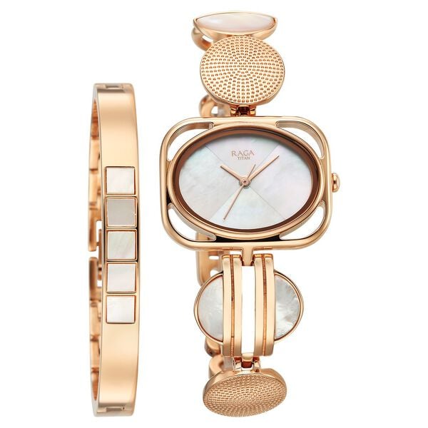 Titan Raga Power Pearls Quartz Watch For Women