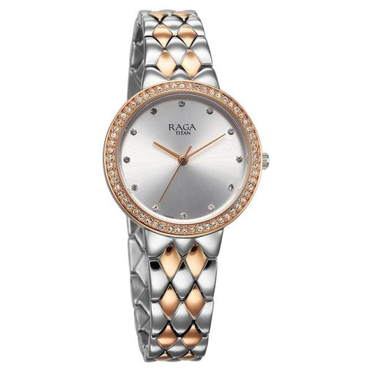 Titan Raga NS95282KM01 Metal Strap Watch For Women