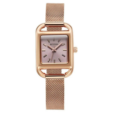 Titan 95298WM01 Horizon Pink Dial Women's Watch