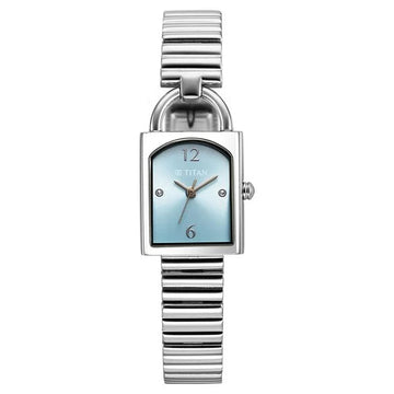 Titan 95303SM01 Metro Blue Dial Women's Watch