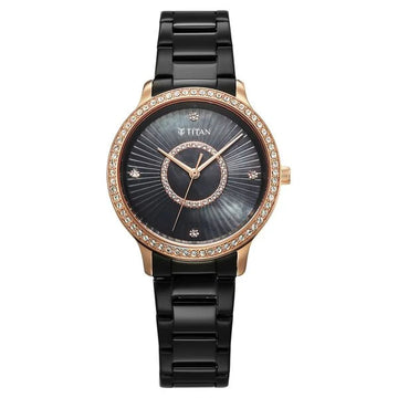 Titan 95314KM01 Glamour Watch for Women