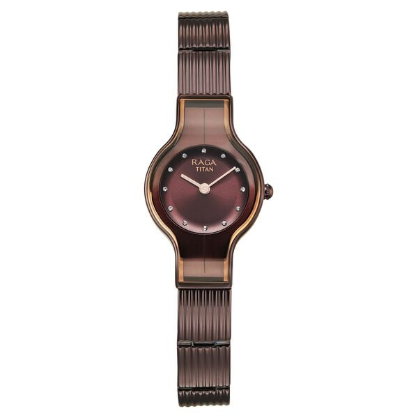 Titan Raga Glimmers Quartz Analog  Strap Watch For Women