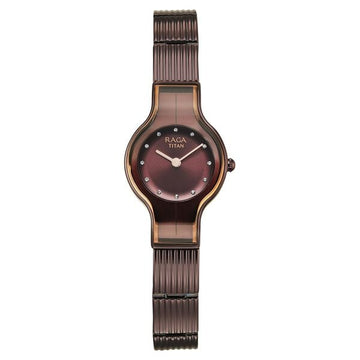 Titan Raga Glimmers Quartz Analog  Strap Watch For Women