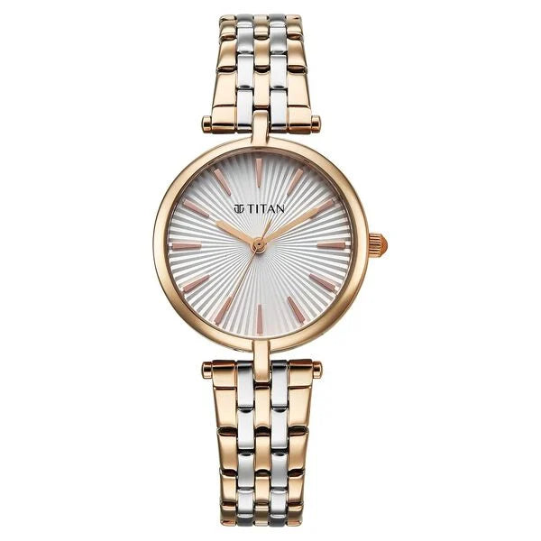 Titan 95351KM01 Work Mode Quartz Watch for Women