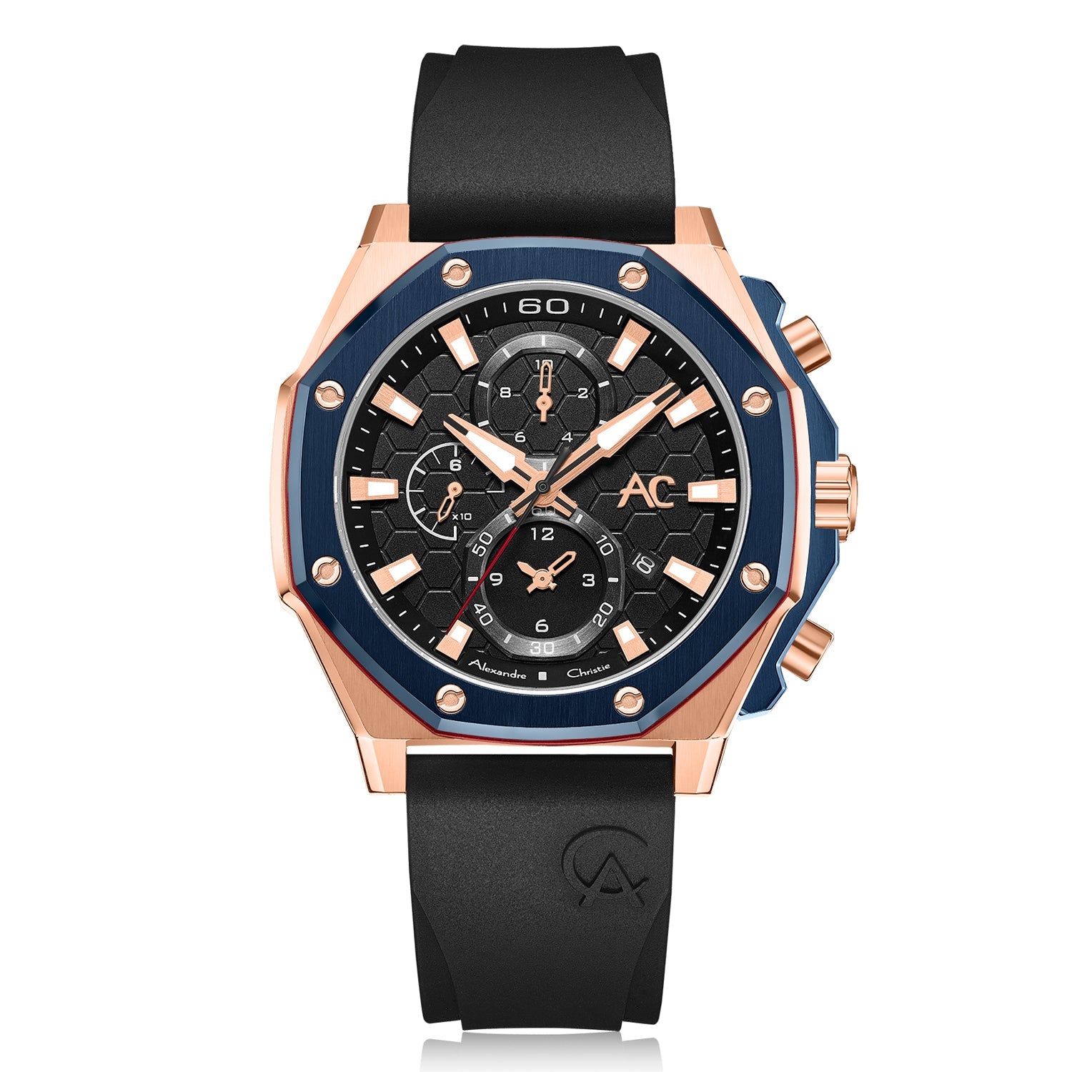 Alexandre Christie 9601GCRURBA Chronograph Watch for Men